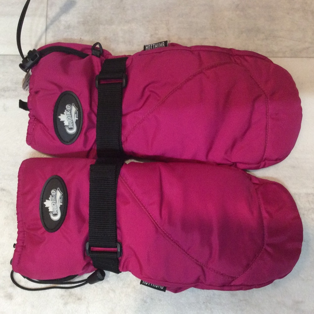 Winter ski mittens